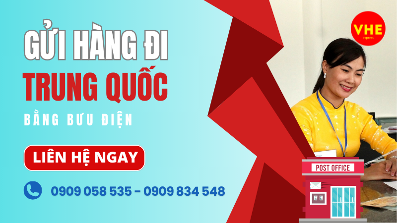 gửi hàng đi Trung Quốc bằng bưu điện