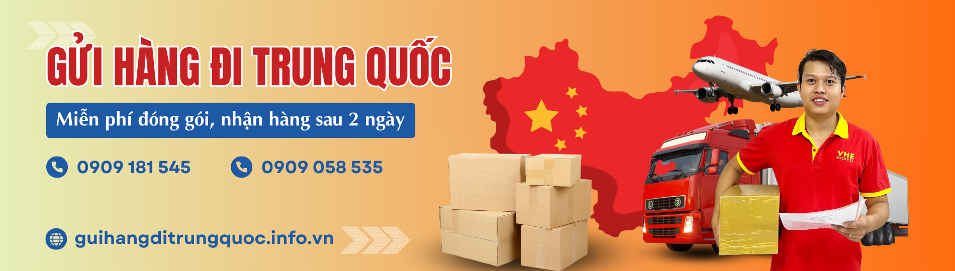 gửi hàng đi Trung Quốc