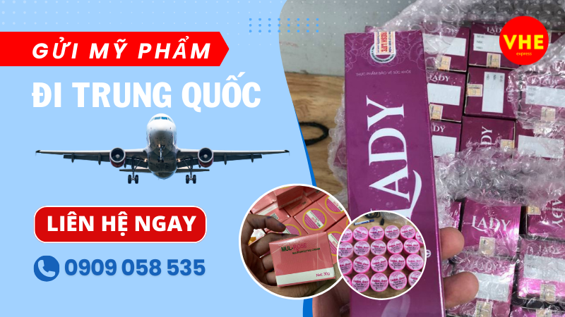 gửi mỹ phẩm đi Trung Quốc